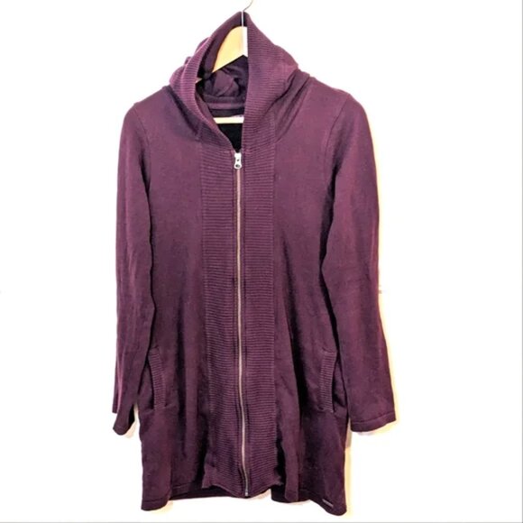 PrAna Long Sleeve Hooded Sweater Jacket - Picture 2 of 9